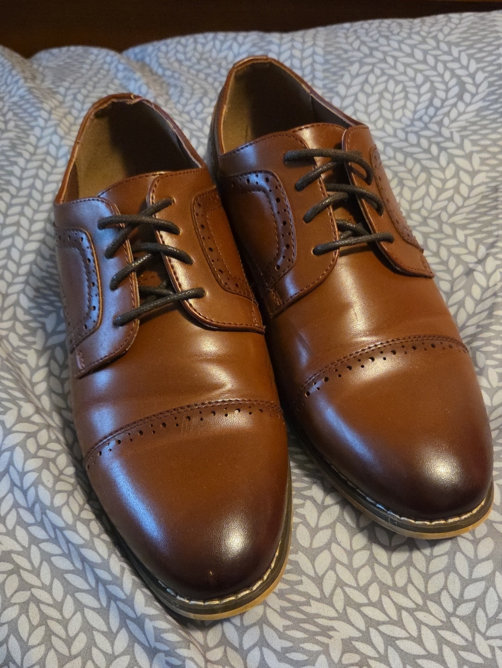 Stacy Adams Classic Men's Brown Cap-Toe Oxfords